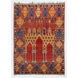 Reproduction of the Transylvanian Bistrita Six Column Rug