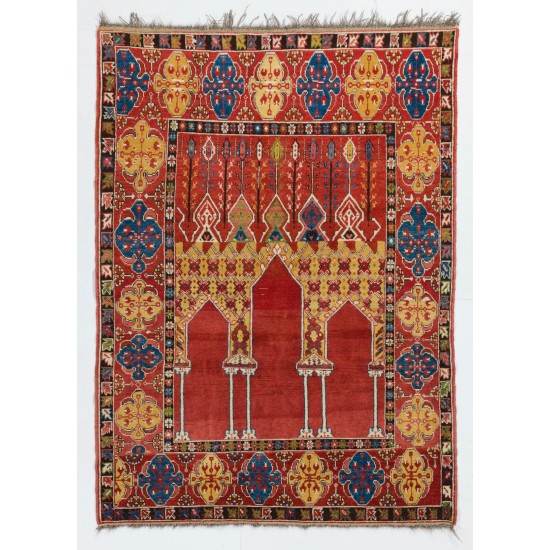 Reproduction of the Transylvanian Bistrita Six Column Rug