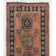 One-of-a-Kind Vintage Handmade Turkish Village Runner Rug for Hallway