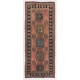One-of-a-Kind Vintage Handmade Turkish Village Runner Rug for Hallway