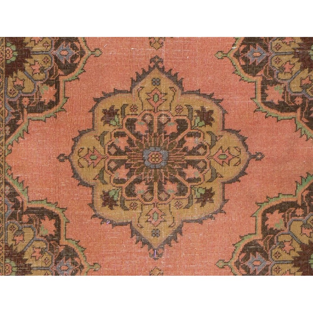 One-of-a-Kind Handmade Vintage Turkish Village Runner Rug for Hallway Decor
