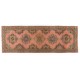 One-of-a-Kind Handmade Vintage Turkish Village Runner Rug for Hallway Decor