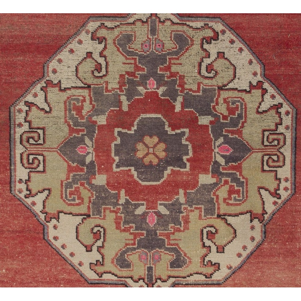 One of a Kind Vintage Cappadocia Rug. 100% Wool. Traditional Handmade Carpet