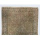 Fine Vintage Turkish Handmade Art Silk Kayseri Rug in Soft Colors Fine Vintage Turkish Handmade Art Silk Kayseri Rug in Soft Colors