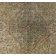 Fine Vintage Turkish Handmade Art Silk Kayseri Rug in Soft Colors Fine Vintage Turkish Handmade Art Silk Kayseri Rug in Soft Colors