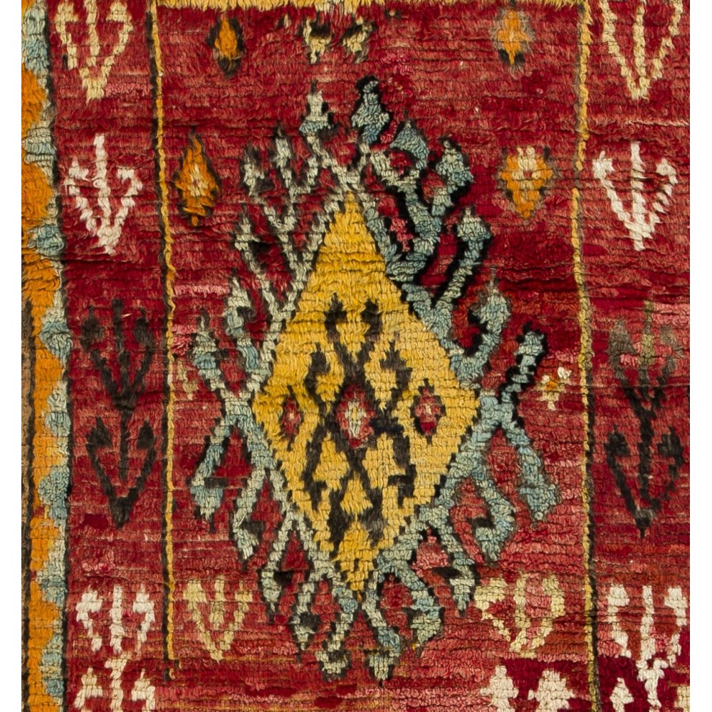 Antique Handmade Anatolian Village Rug