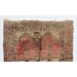 One of a Kind Antique Central Anatolian Village Rug One of a Kind Antique Central Anatolian Village Rug
