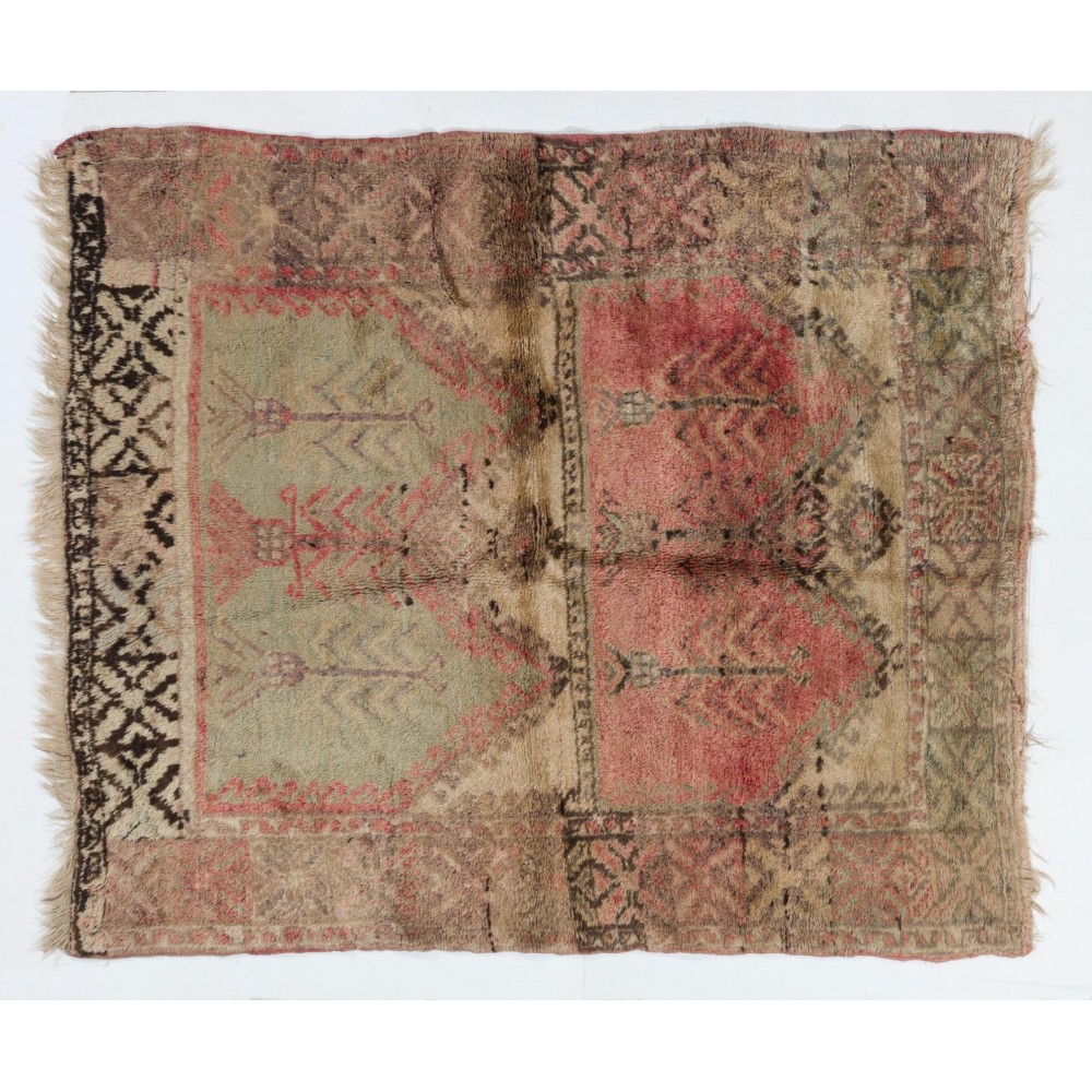 One of a Kind Antique Central Anatolian Village Rug