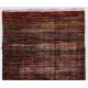 Abstract Midcentury Modern Handmade Turkish Rug