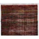 Abstract Midcentury Modern Turkish Rug