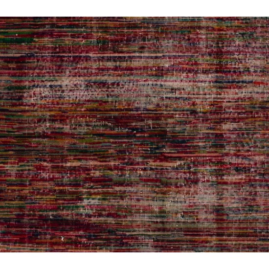 Abstract Midcentury Modern Turkish Rug