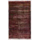Abstract Midcentury Modern Handmade Turkish Rug