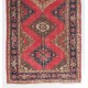 Vintage Anatolian Village Runner. Hand-knotted Wool Rug for Hallway