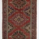 Hand-Knotted Vintage Anatolian Runner Rug. Tribal Style Hallway Runner Hand-Knotted Vintage Anatolian Runner Rug. Tribal Style Hallway Runner