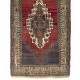 Handmade Vintage Turkish Tribal Rug. One of a Kind Oriental Carpet