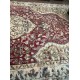 Vintage Hand-Knotted Turkish Floral Medallion Rug in Red, Ivory and Sage Green Vintage Hand-Knotted Turkish Floral Medallion Rug in Red, Ivory and Sage Green