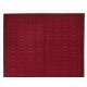 Fine Vintage Handmade Turkoman Rug from Central Asia. Wool Carpet in Red Color