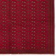 Fine Vintage Handmade Turkoman Rug from Central Asia. Wool Carpet in Red Color