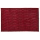 Fine Vintage Handmade Turkoman Rug from Central Asia. Wool Carpet in Red Color
