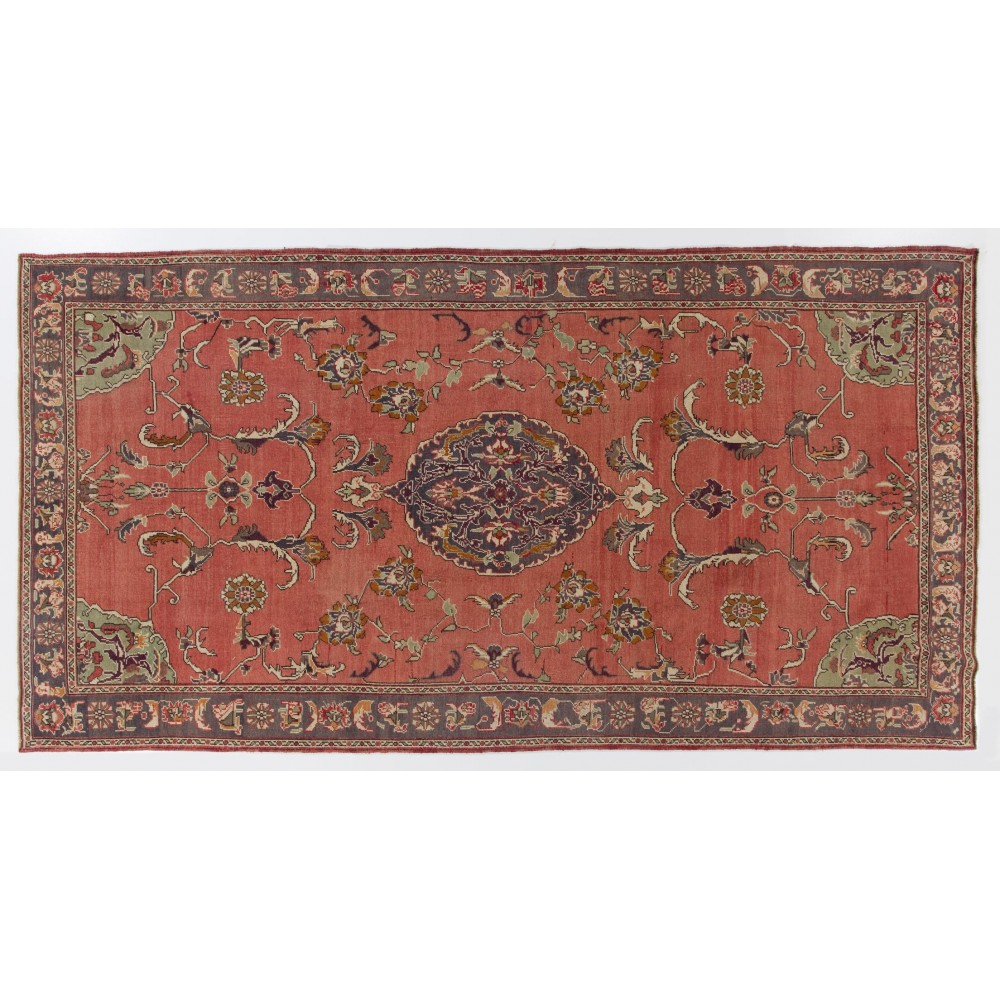 Traditional Vintage Handmade Turkish Rug