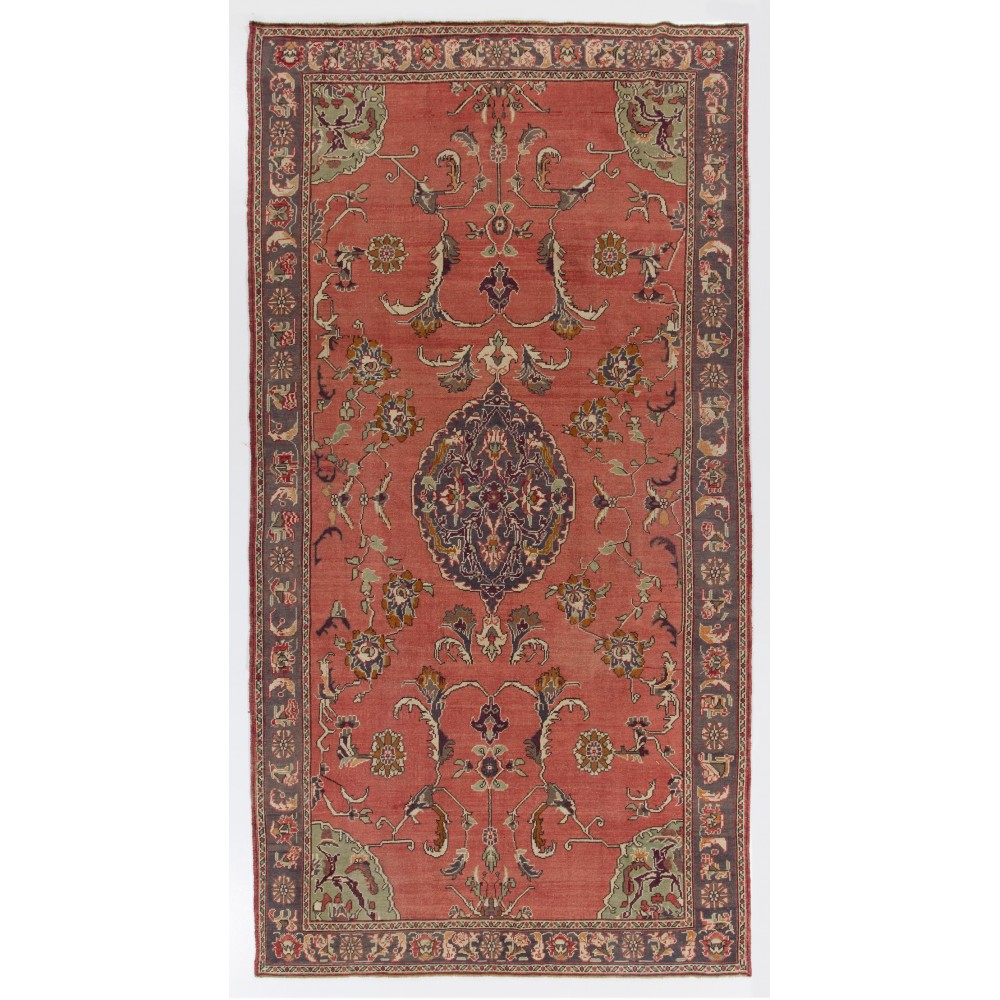 Traditional Vintage Handmade Turkish Rug