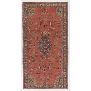 Traditional Vintage Handmade Turkish Rug
