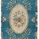 Hand-Knotted Area Rug. Vintage European Design Carpet