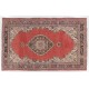 Vintage Hand Knotted Turkish Village Rug