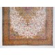 Fine Vintage Handmade Silk Turkish Kayseri Rug Fine Vintage Handmade Silk Turkish Kayseri Rug