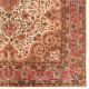 Vintage Oriental Rug. Traditional Hand-Knotted Wool Carpet.