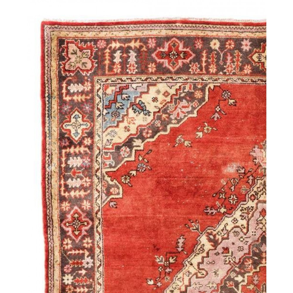 Antique Turkish Oushak Rug. Rare Size. Very Good Condition