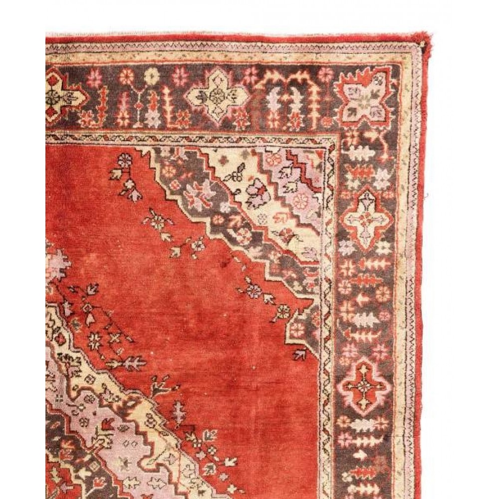 Antique Turkish Oushak Rug. Rare Size. Very Good Condition