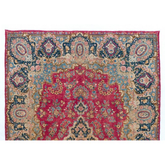 Fine Semi Antique Oriental Kerman Rug
