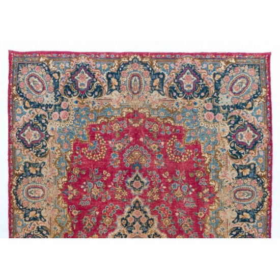 Fine Semi Antique Oriental Kerman Rug Fine Semi Antique Oriental Kerman Rug