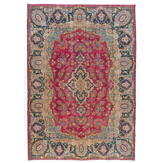 Fine Semi Antique Oriental Kerman Rug Fine Semi Antique Oriental Kerman Rug