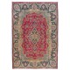 Fine Semi Antique Oriental Kerman Rug, Handmade Carpet