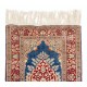 100% Silk Handmade Kayseri Rug, Outstanding Wall Hanging, Vintage Tapestry, Turkish Wall Tapestry
