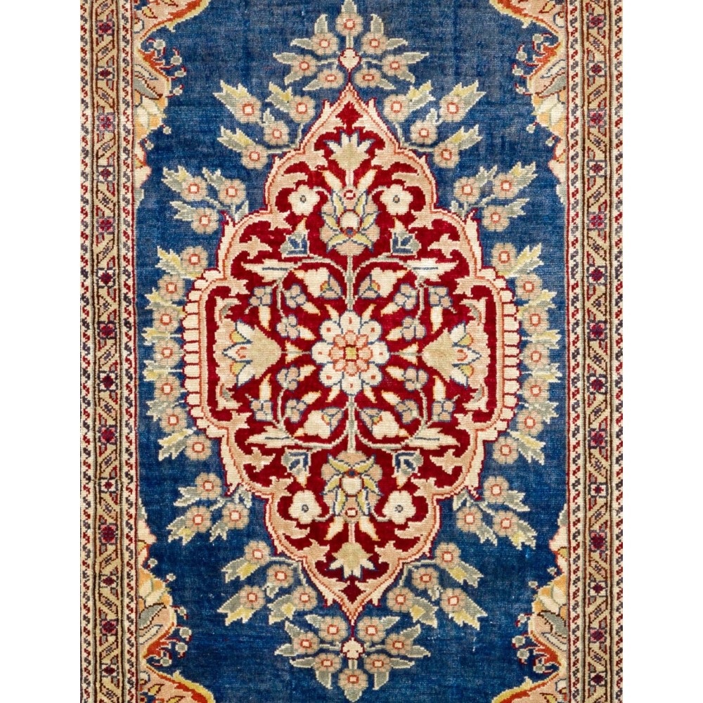 100% Silk Handmade Kayseri Rug, Outstanding Wall Hanging, Vintage Tapestry, Turkish Wall Tapestry