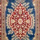 100% Silk Turkish Kayseri Rug, Handmade Wall Hanging, Vintage Wall Tapestry