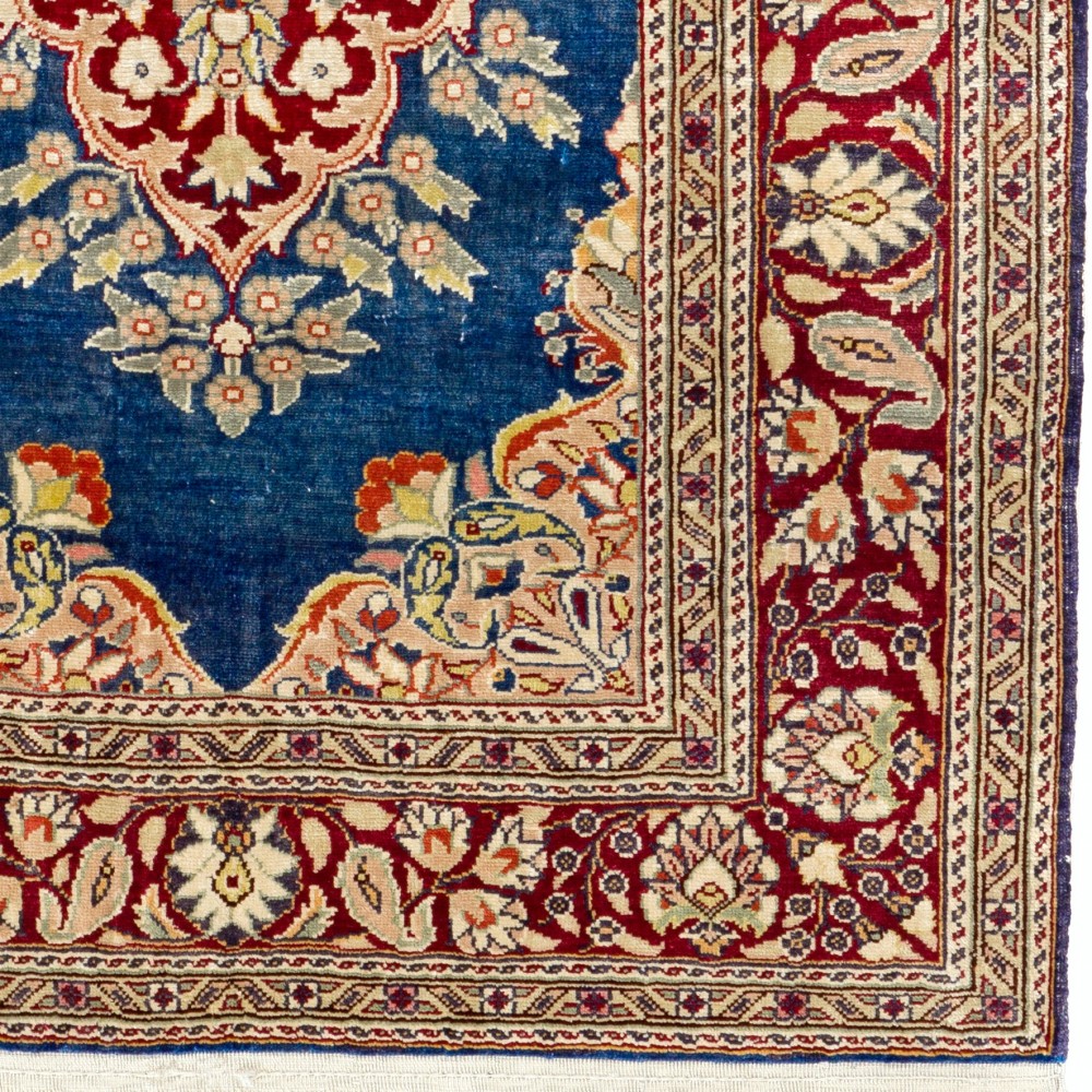 100% Silk Turkish Kayseri Rug, Handmade Wall Hanging, Vintage Wall Tapestry