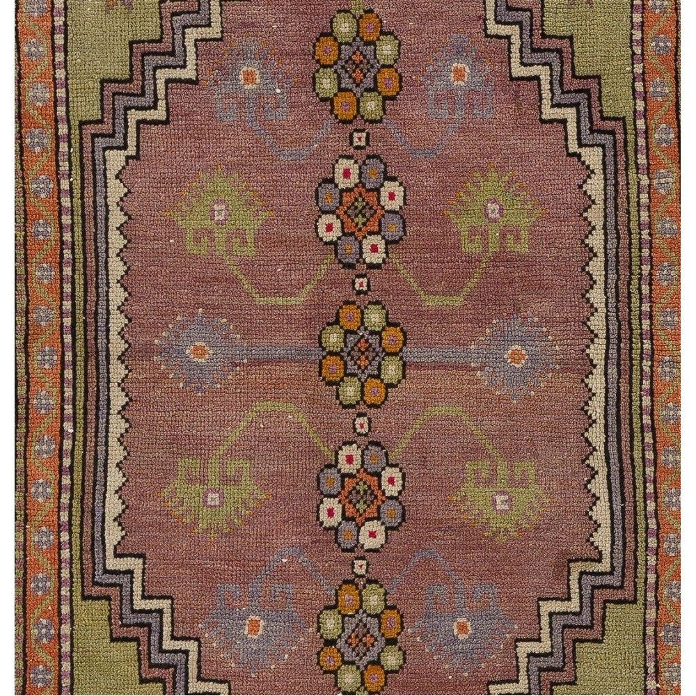 Vintage Turkish Dazkiri Village Rug, One of a Kind Oriental Carpet