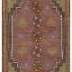 Vintage Turkish Dazkiri Village Rug, One of a Kind Oriental Carpet