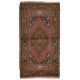 Vintage Anatolian Village Accent Rug. Hand-Knotted Wool Carpet