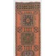 Vintage Central Anatolian Runner Rug. One of a kind Hallway Carpet