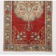 Handmade Vintage Turkish Village Rug