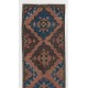 Hand-Knotted Vintage Anatolian Runner Rug for Hallway Decor