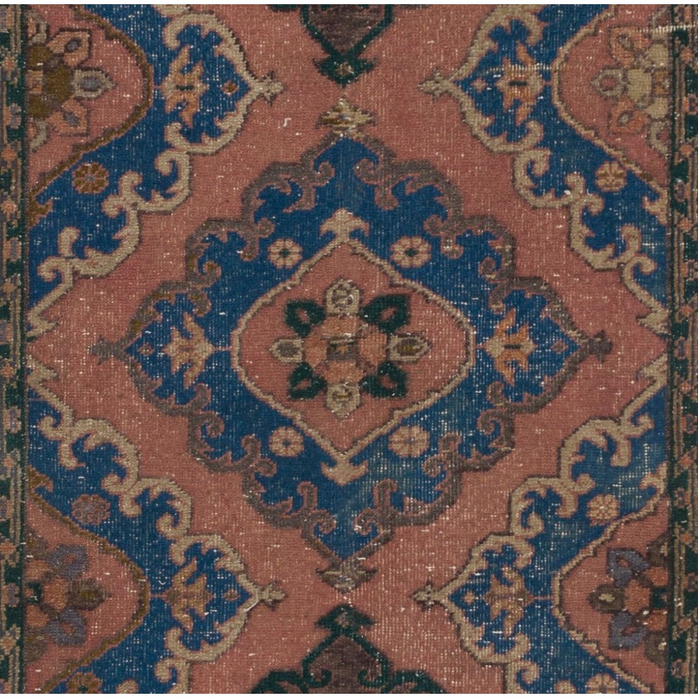 Vintage Stair Runner, Handmade Corridor Carpet, Unique Turkish Hallway Rug