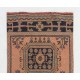 Vintage Handmade Turkish Wool Runner Rug, One-of-a-Kind Hallway Rug