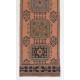 Vintage Handmade Turkish Runner. Unique Wool Hallway Carpet