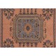 Vintage Handmade Turkish Runner. Unique Wool Hallway Carpet